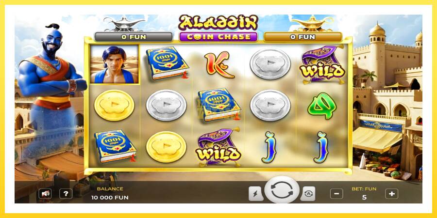 Slika 1 igralni avtomat Aladdin Coin Chase