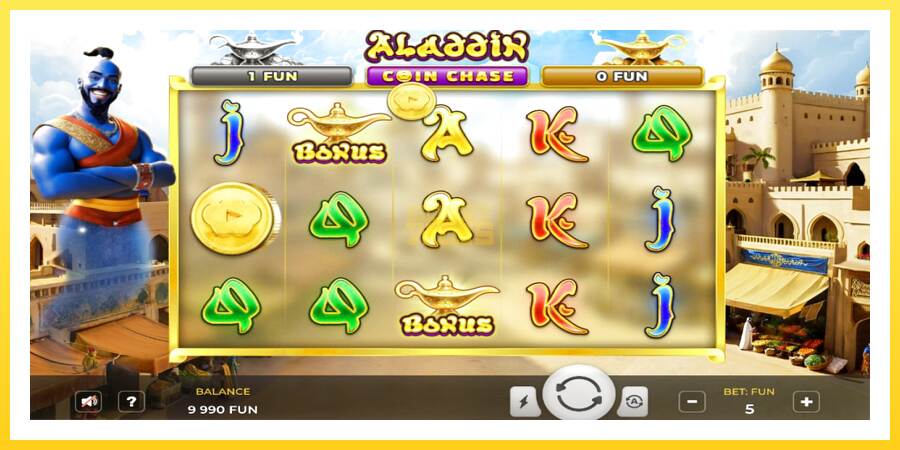 Slika 2 igralni avtomat Aladdin Coin Chase