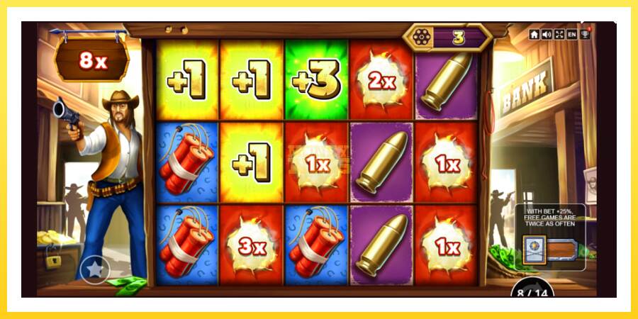 Slika 6 igralni avtomat Lucky Bandits