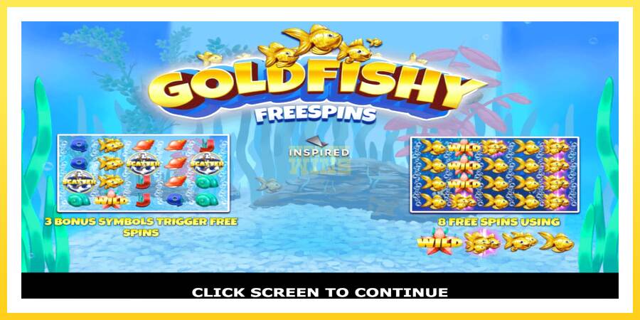 Slika 1 igralni avtomat Gold Fishy Free Spins