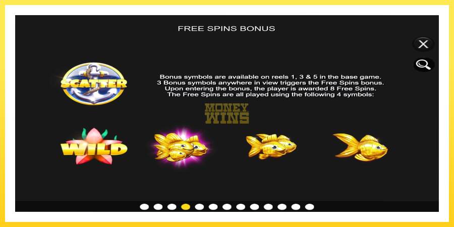 Slika 5 igralni avtomat Gold Fishy Free Spins