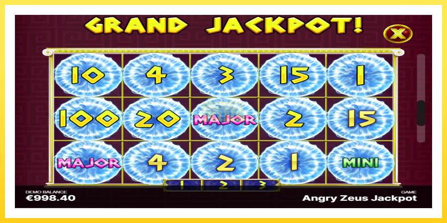 Slika 7 igralni avtomat Angry Zeus Jackpot