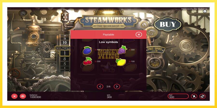 Slika 6 igralni avtomat Steamworks - The Workshop