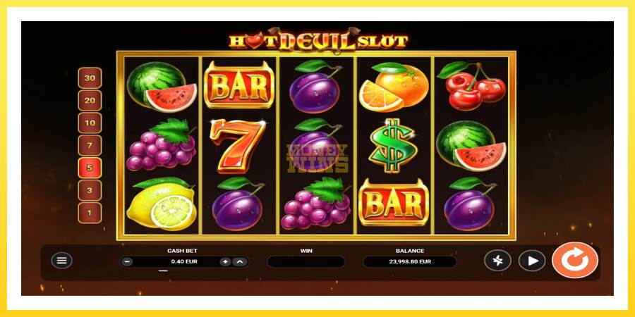 Slika 2 igralni avtomat Hot Devil Slot