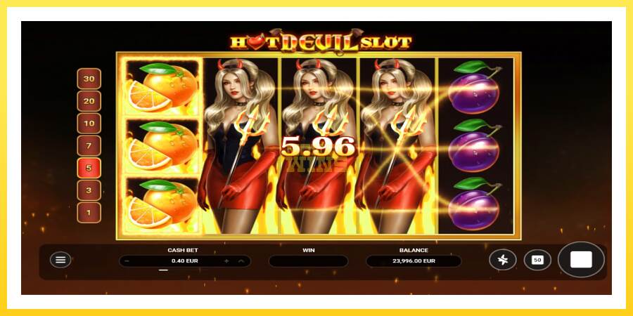 Slika 4 igralni avtomat Hot Devil Slot