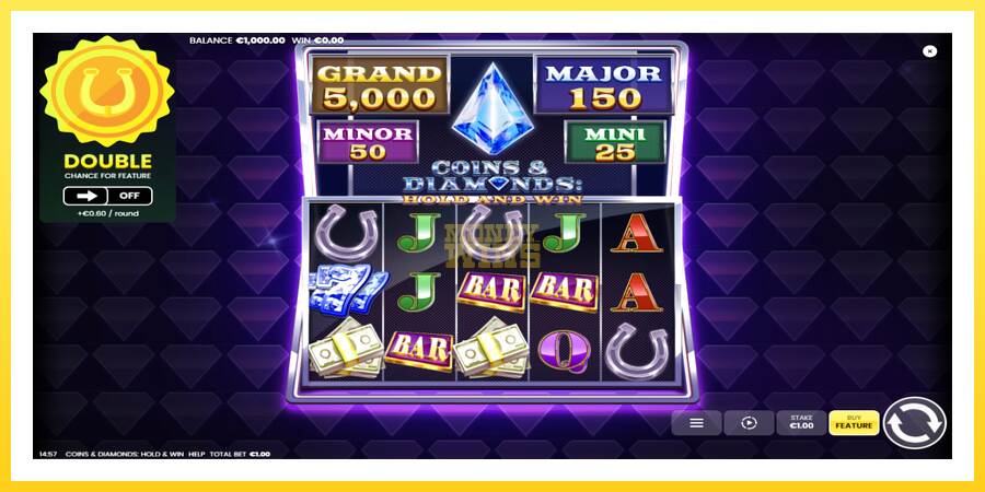 Slika 2 igralni avtomat Coins & Diamonds: Hold and Win