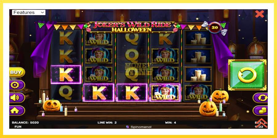 Slika 4 igralni avtomat Jokers Wild Ride Halloween