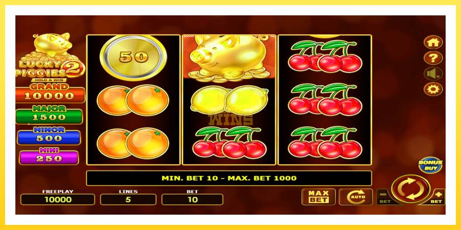 Slika 1 igralni avtomat Lucky Piggies 2 Hold & Win