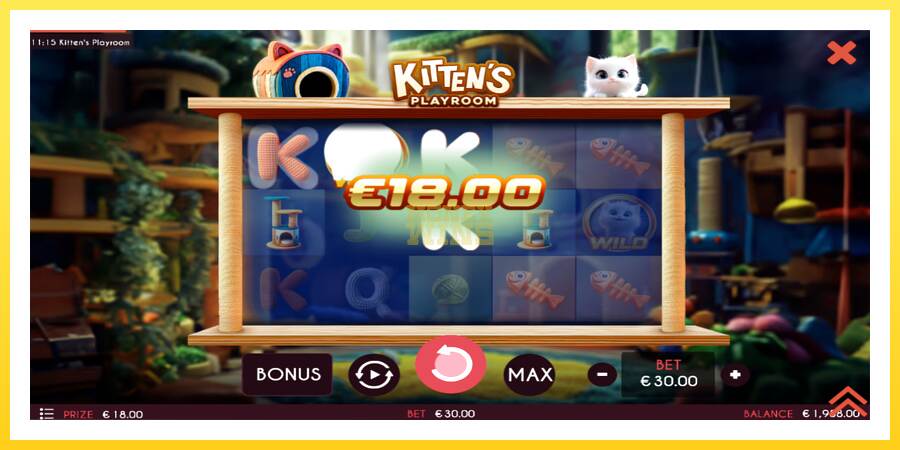 Slika 3 igralni avtomat Kittens Playroom