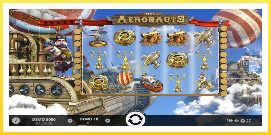 Slika 1 igralni avtomat Aeronauts