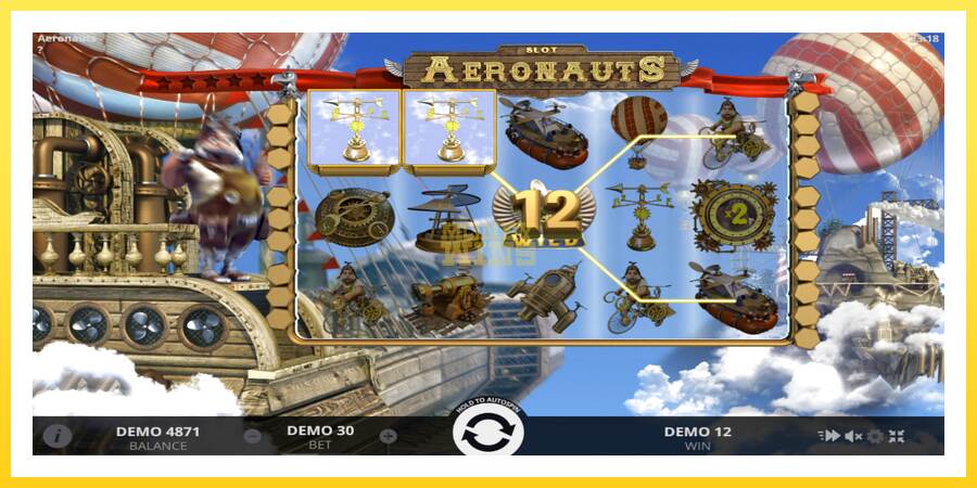 Slika 2 igralni avtomat Aeronauts