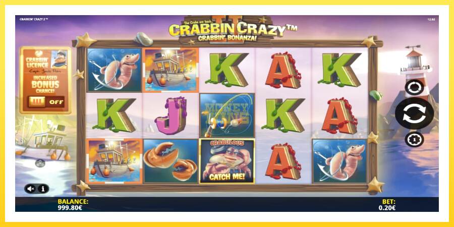 Slika 2 igralni avtomat Crabbin Crazy 2