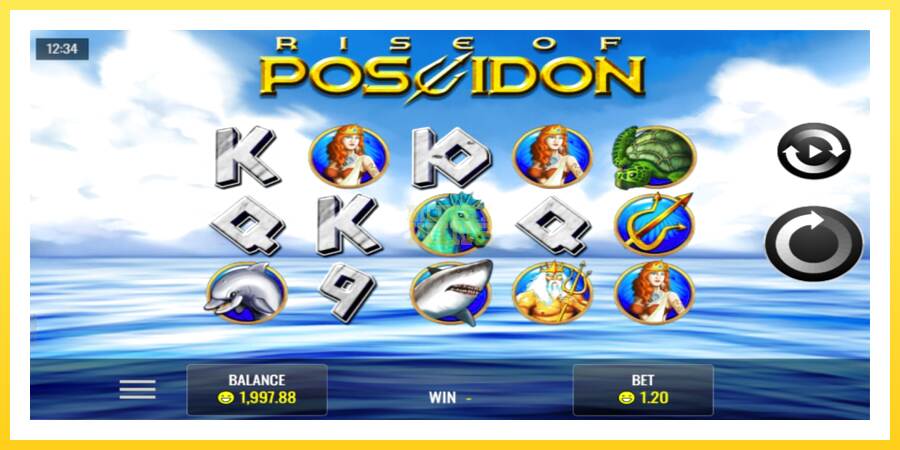 Slika 1 igralni avtomat Rise of Poseidon