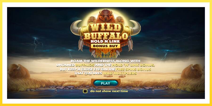 Slika 1 igralni avtomat Wild Buffalo Hold N Link Bonus Buy