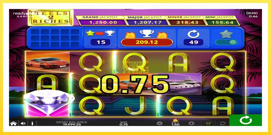 Slika 3 igralni avtomat Reels 2 Riches with Reel Bingo