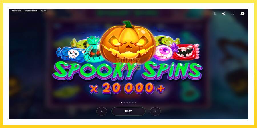 Slika 1 igralni avtomat Spooky Spins