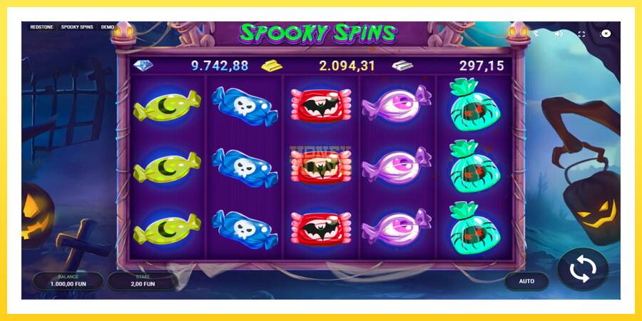 Slika 2 igralni avtomat Spooky Spins