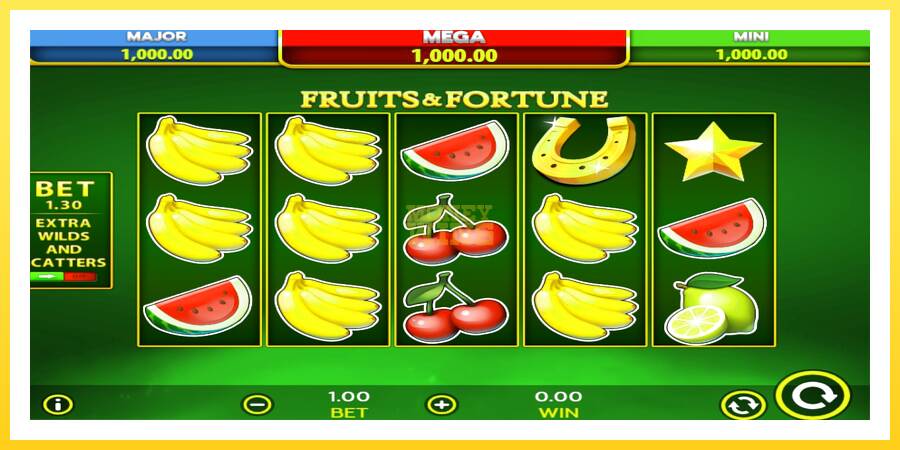 Slika 1 igralni avtomat Fruits & Fortune