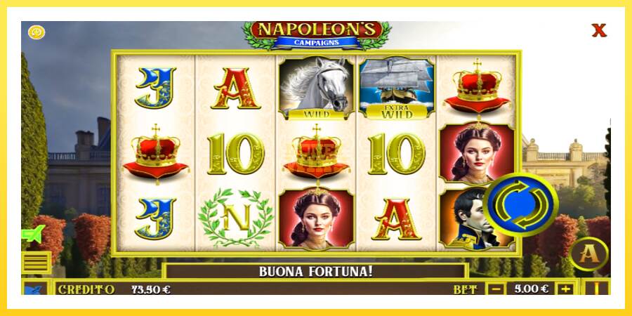 Slika 2 igralni avtomat Napoleons Campaigns