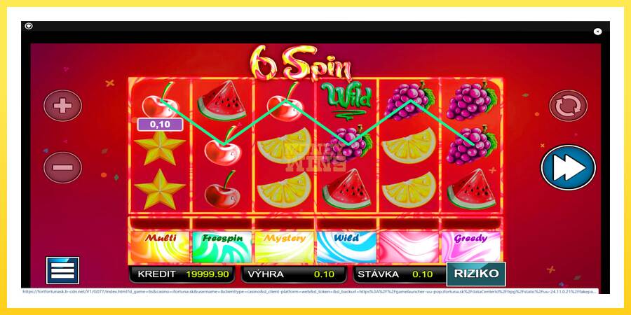 Slika 2 igralni avtomat 6 Spin