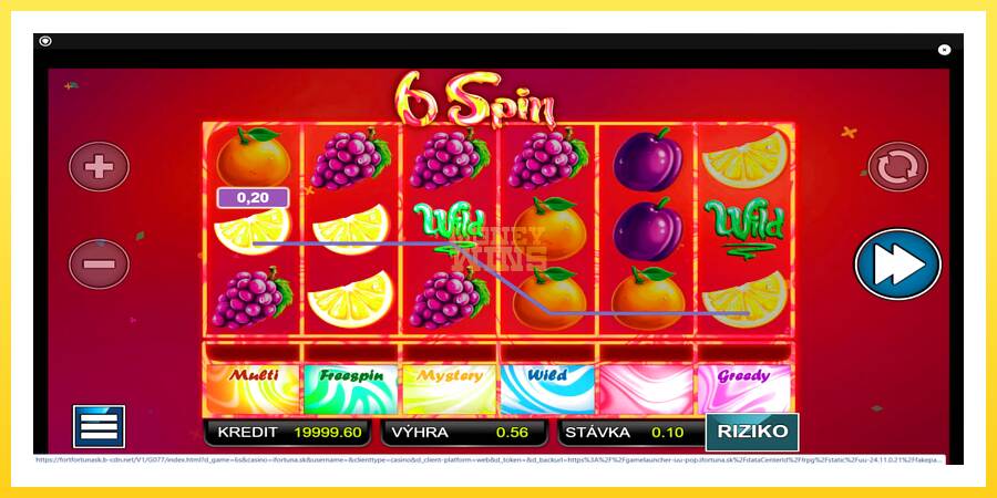 Slika 3 igralni avtomat 6 Spin