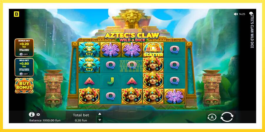 Slika 1 igralni avtomat Aztecs Claw Wild Dice