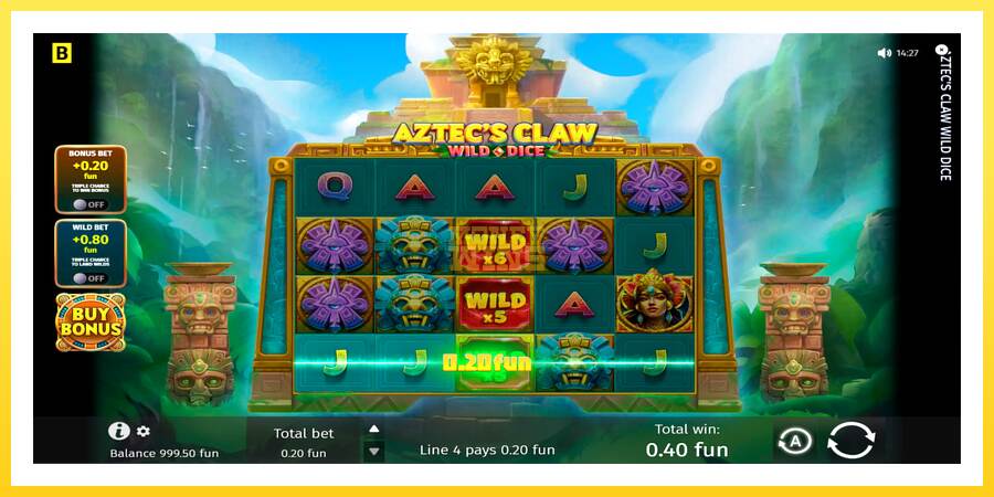 Slika 6 igralni avtomat Aztecs Claw Wild Dice