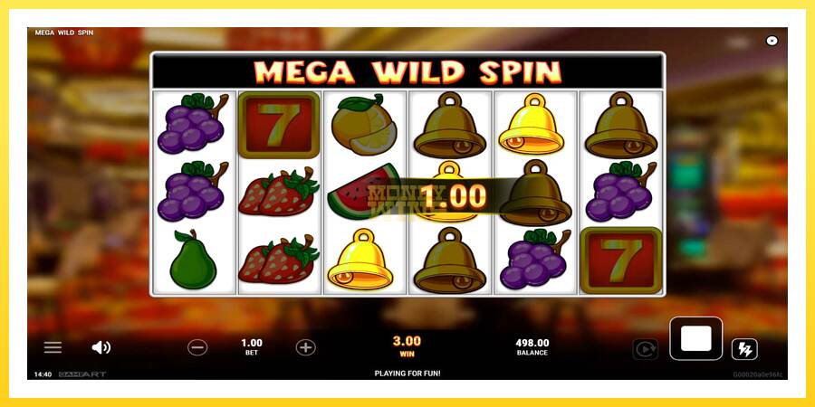 Slika 3 igralni avtomat Mega Wild Spin