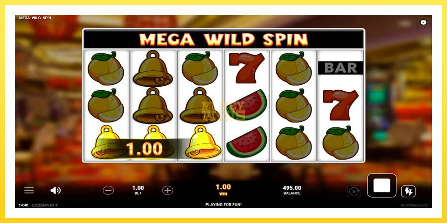 Slika 4 igralni avtomat Mega Wild Spin