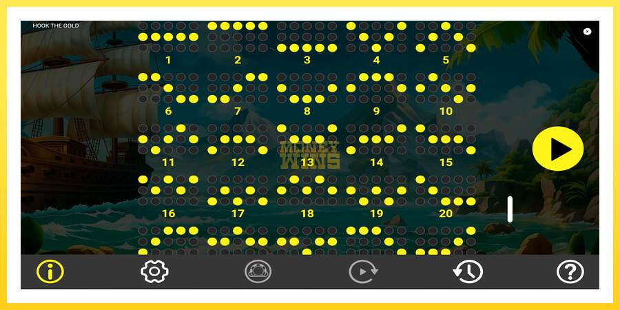Slika 7 igralni avtomat Hook The Gold