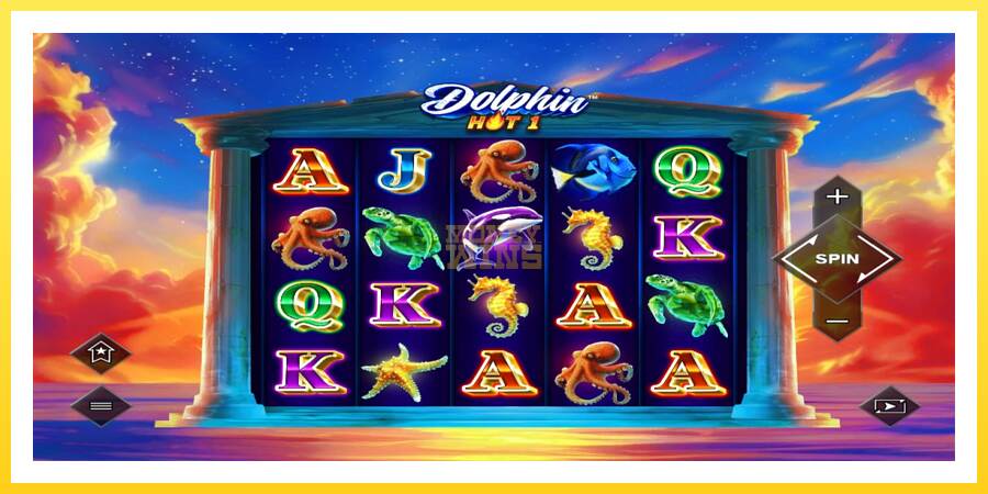 Slika 1 igralni avtomat Dolphin Hot 1