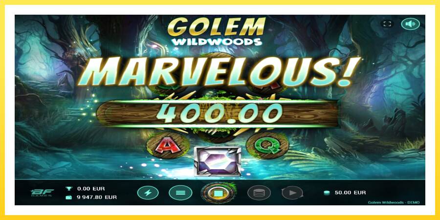 Slika 3 igralni avtomat Golem Wildwoods