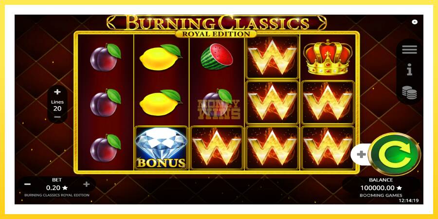 Slika 2 igralni avtomat Burning Classics Royal Edition