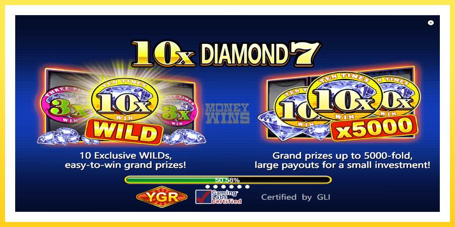 Slika 1 igralni avtomat 10X Diamond 7