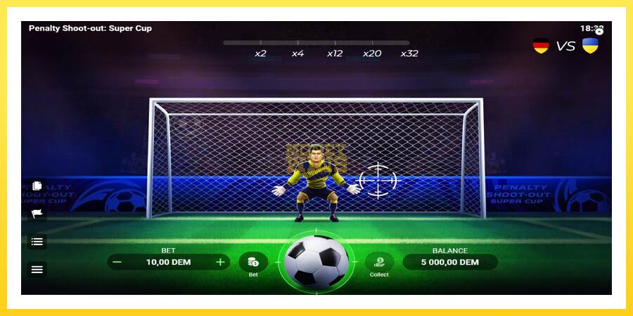 Slika 2 igralni avtomat Penalty Shoot-Out: Super Cup