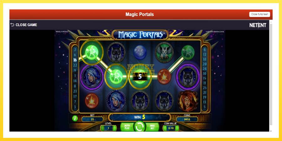 Slika 3 igralni avtomat Magic Portals