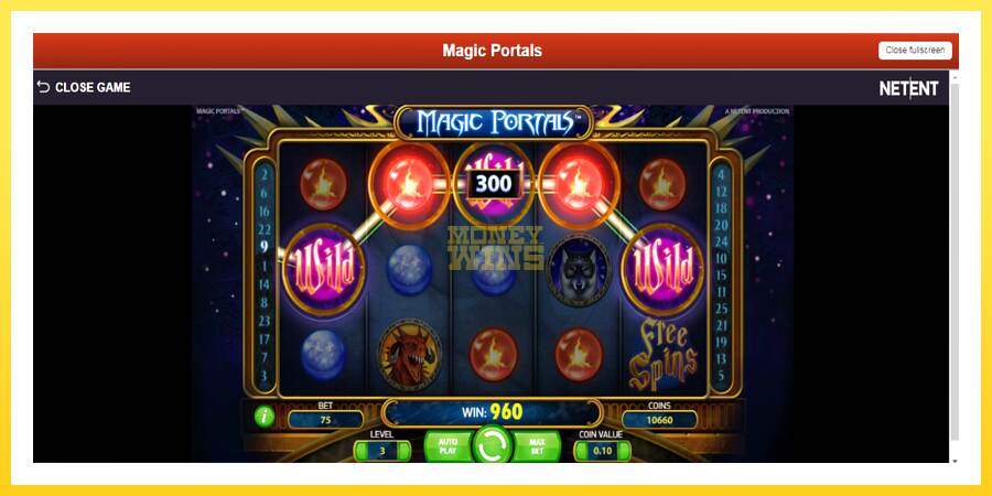 Slika 4 igralni avtomat Magic Portals