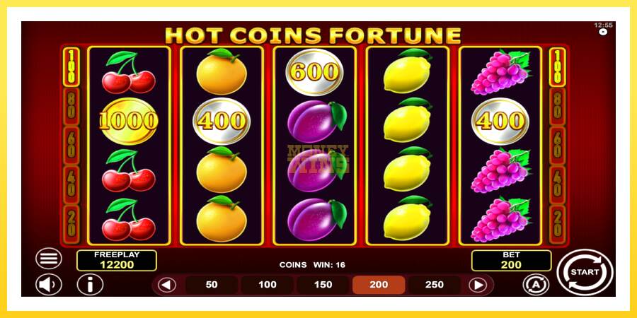 Slika 2 igralni avtomat Hot Coins Fortune