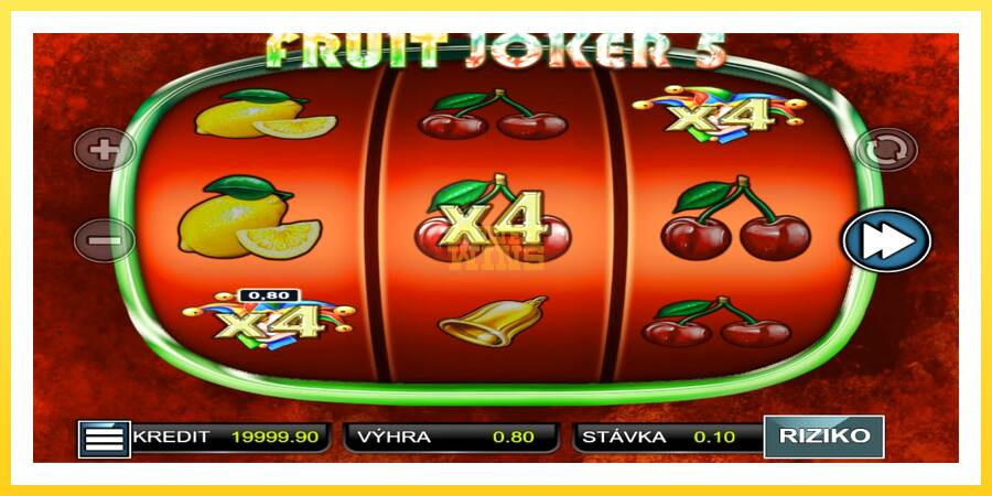 Slika 2 igralni avtomat Fruit Joker 5