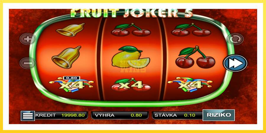 Slika 3 igralni avtomat Fruit Joker 5