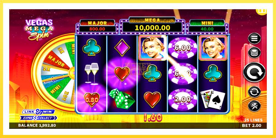 Slika 3 igralni avtomat Vegas Mega Spin