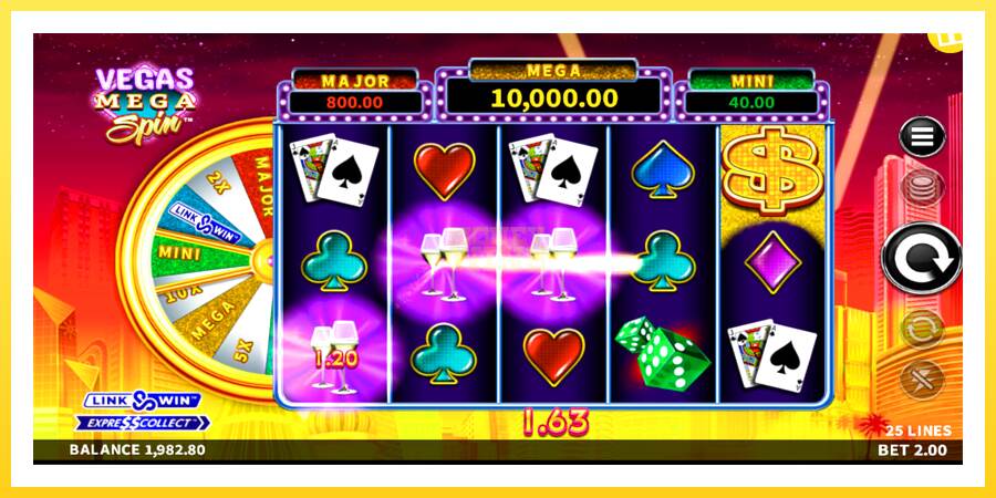 Slika 4 igralni avtomat Vegas Mega Spin