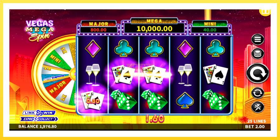 Slika 5 igralni avtomat Vegas Mega Spin