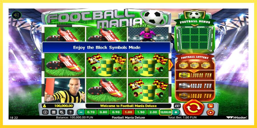 Slika 2 igralni avtomat Football Mania Deluxe