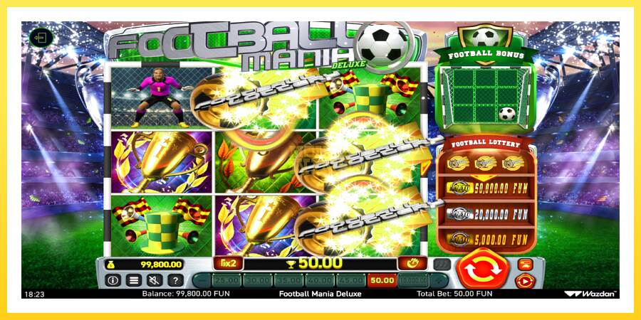 Slika 3 igralni avtomat Football Mania Deluxe