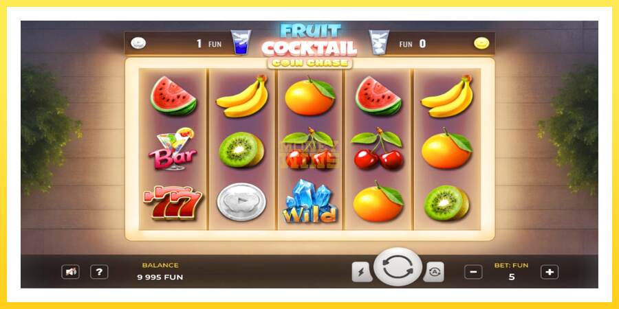 Slika 1 igralni avtomat Fruit Cocktail Coin Chase