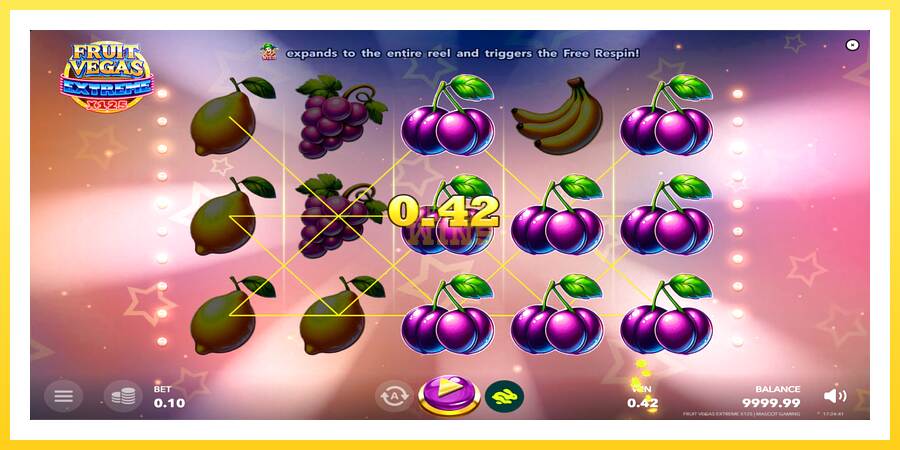 Slika 4 igralni avtomat Fruit Vegas Extreme x125