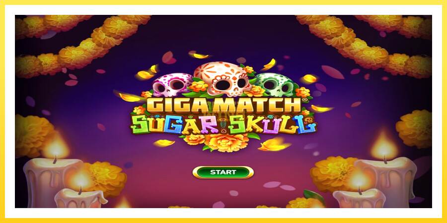 Slika 1 igralni avtomat Giga Match Sugar Skull