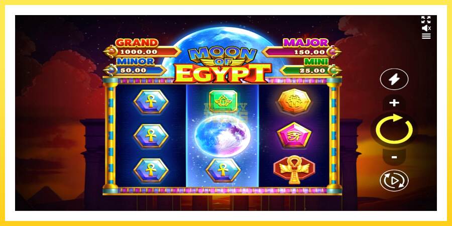 Slika 1 igralni avtomat Moon of Egypt