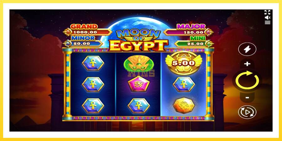 Slika 3 igralni avtomat Moon of Egypt